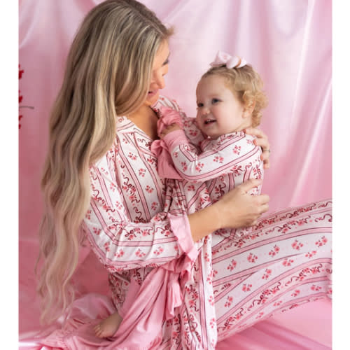 XS Short Vintage Love Women's Long Sleeve Ruffle Pant Set – In My Jammers