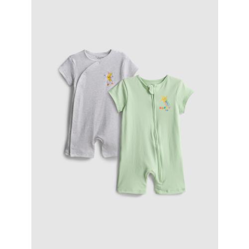 0-24mths | 2pk Rompers