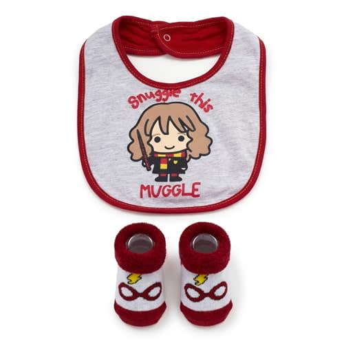 Harry Potter Baby Unisex Bibs and Bootie Set | Gifts for Baby