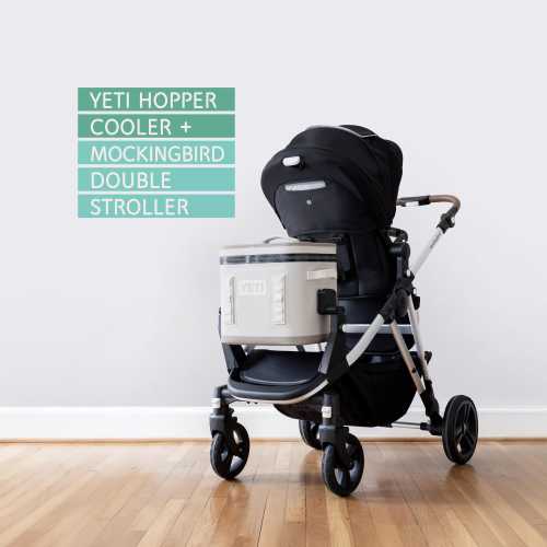 YETI Hopper Flip 12 Cooler to Mockingbird Single-To-Double Stroller ADAPTER