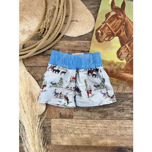 Mini Rancher Swim Trunks (little kid)(final sale) – theFRINGEDpineapple