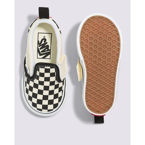 Vans | Toddler Slip-On V Checkerboard Black/Whitee Shoes