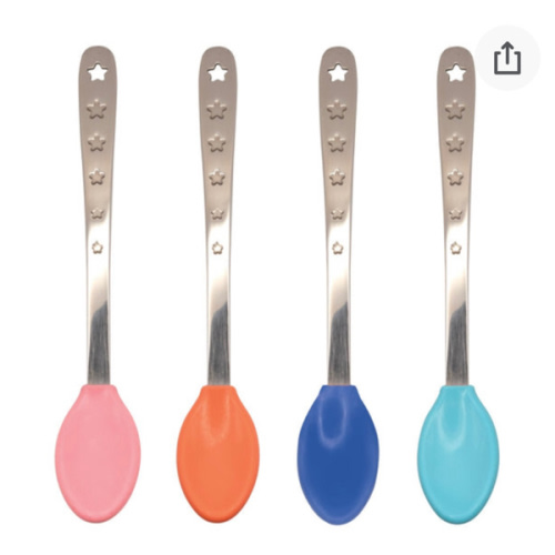 2-in-1 Hot Safe Feeding Spoons (4 Pack)