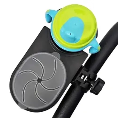 Universal Stroller Snack Tray Attachment | Stroller Cup Holder Attachment Universal Snack Tray for Stroller Tray Attachment | Clip On Baby Stroller Accessories for Joggers, Umbrella & Wagons