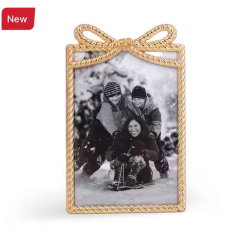 4" x 6" Rope with Bow Metal Frame by Studio Décor®