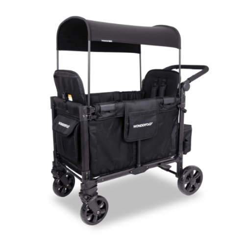 Wonderfold W2 Elite Pro Stroller Wagon, 2026, Jet Black
