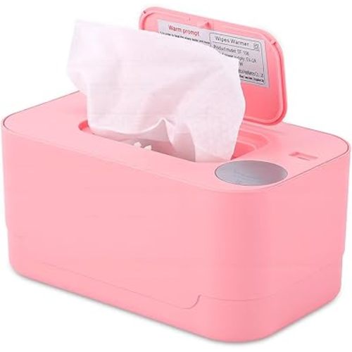 Wipe Warmer, Baby Wipes Dispenser, Large Capacity Baby Wipe Warmer, Wet Wipes Dispenser for Diapers, Wet Wipe Warmer for Home, Car & Travel, USB Rechargeable