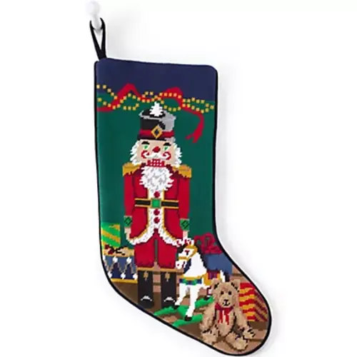 Needlepoint Personalized Christmas Stocking | Lands' End