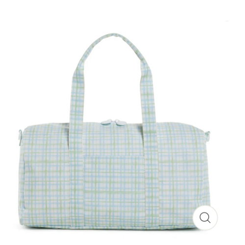 TRVL Duffel Bag- Classic Plaid Green – VACE