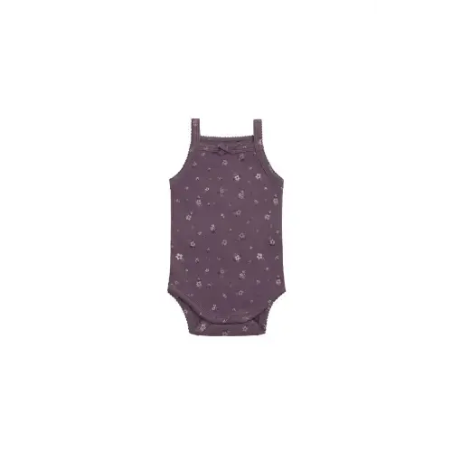 Organic Cotton Bridget Singlet Bodysuit - Goldie Huckleberry Large