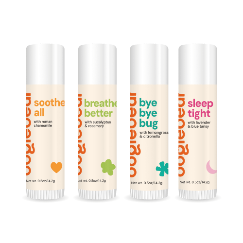 Oogiebear Organic Baby Balm 4Pk - Nourish and Protect Skin, All Natural, Babies & Toddlers
