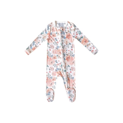 Zip-Up Footie Pajamas, 6-12m