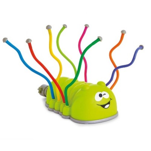 Kidoozie Crazy Caterpillar Sprinkler with 8 Colorful Legs - Outdoor Water Toy for Children  3 years and older