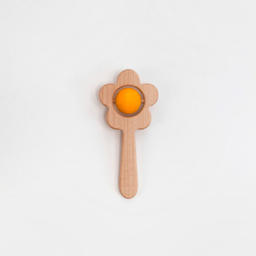Flower Rattle / Yellow