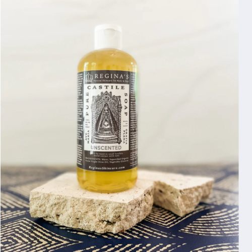 All-in-One Castile Soap Unscented, 16 oz | Regina's Skincare