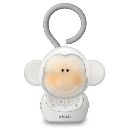 VTech Myla the Monkey Portable Safe & Sound Storytelling Soother with Night Light in WhiteVTech Myla the Monkey Portable Safe & Sound Storytelling Soother with Night Light in White