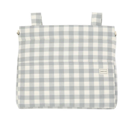 Bolsa Icon Vichy Coton Blue Grey - PRE ORDER · Minicoton