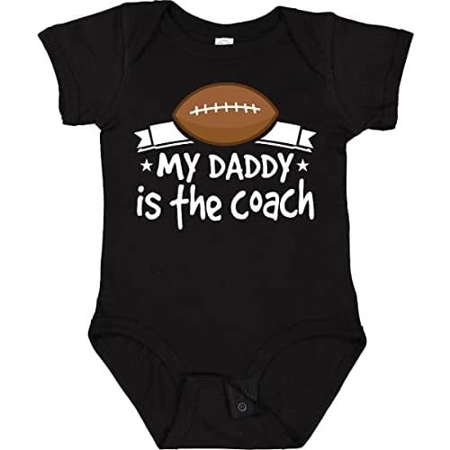 inktastic Football My Daddy Is the Coach Baby Bodysuit