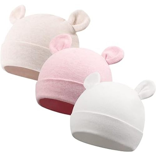 Cotton Newborn Baby Girls Hat Spring Newborn Boys Hat Cute Rabbit Infant Beanie
