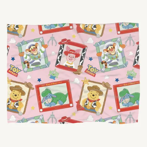 Toy Story x Winnie Pooh Blanket