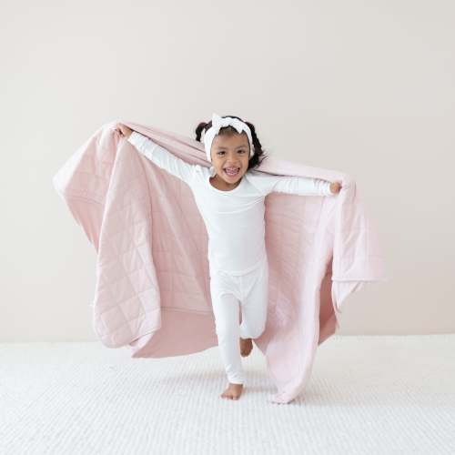 Youth Blanket in Blush 1.0
