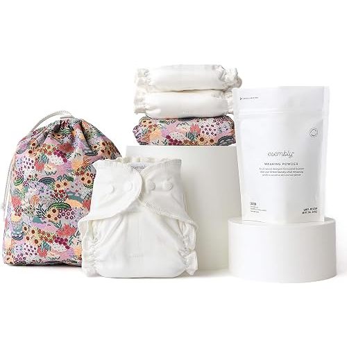 Esembly Try-It Kit, Cloth Diaper Starter Set, Botanic Garden, Size 1 (7-18lbs)