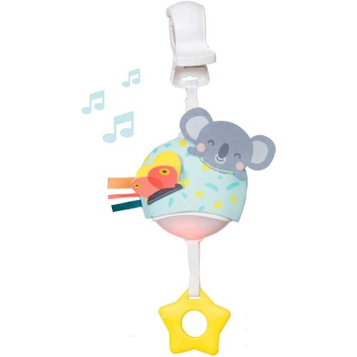 Taf Toys Musical Koala, On-The-Go Pull Down Hanging Music and Lights Infant Toy | Parent and Baby’s Travel Companion, Soothe Baby, Keeps Baby Relaxed While Strolling, for Newborns and Up