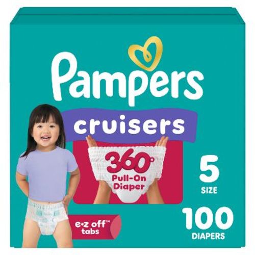 Pampers Cruisers 360 Diapers - (Select Size and Count)