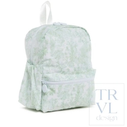 Mini Backer TRVL Bag in Bunny Toile Green