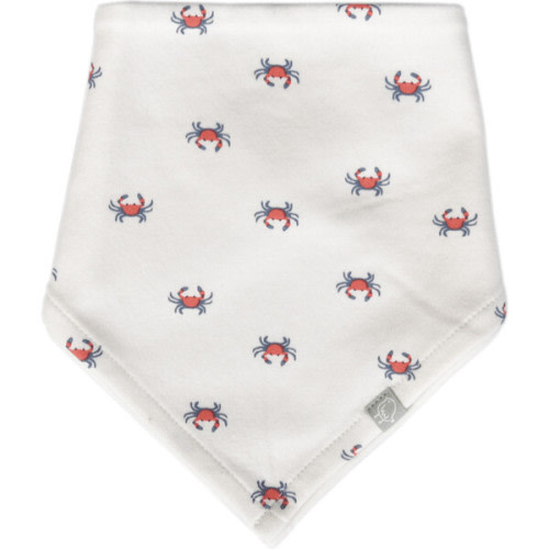 Kerchief Bib, Crab - Finn + Emma | Maisonette