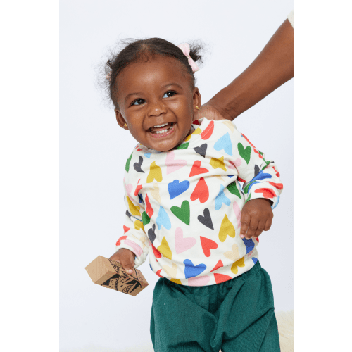 Organic & Colorful Baby & Toddler Pullover Top | Love You – Lilla Barn Clothing