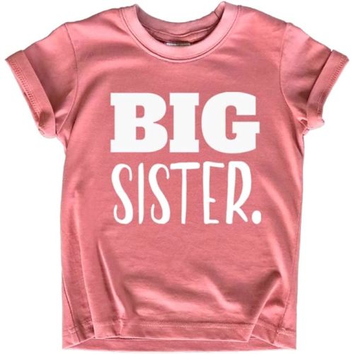Big Sister Shirt Big Sister Announcement Toddler Shirts Promoted to Girls Outfit