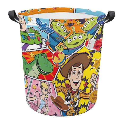 Laundry Hamper Cute Toy Story Laundry Baskets Large Girls Boys Kid Clothes Hampers Organizer Hamper Dirty Clothes