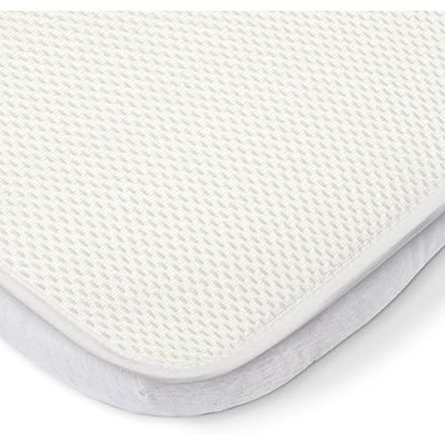 Tutti Bambini 100% Waterproof Bassinet Mattress Protector - Premium Ultra Breathable Bassinet Mattress Pad Cover, Machine Washable, Compatible with CoZee® Bassinets (31.8 x 20 in)