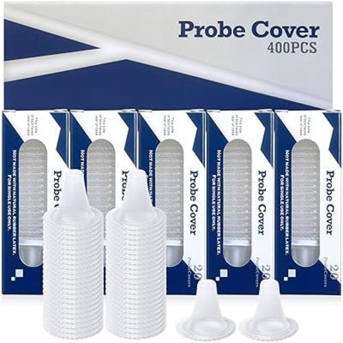 400X Ear Thermometer Probe Covers, for All Braun Thermometer Ear Covers, Lens Filters, Refill Caps,Disposable Ear Thermometer Covers (400)