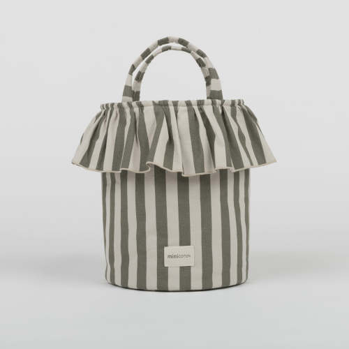 Basket Rayas - Bottle + Sand · Minicoton