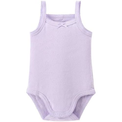 AIWUHE Baby Girl Tank Top Sleeveless Bodysuits Cotton Onsies Baby Clothes Summer Undershirts 3M-3T