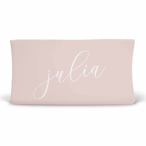 Color Story | Blush Personalized Changing Pad Cover