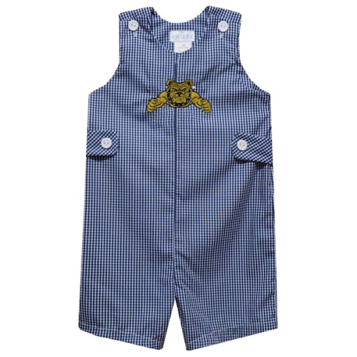 Toddler Vive La Fete Navy North Carolina A&T Aggies Gingham Jon Jon Romper