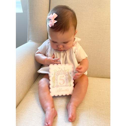 Watercolor Baby Milestone Cards