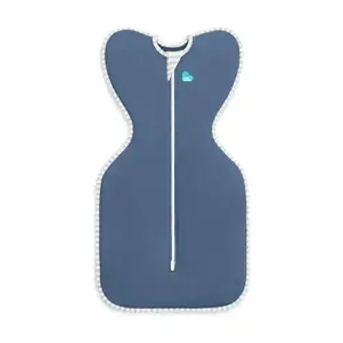 Love to Dream Swaddle UP, Baby Sleep Sack, Self-Soothing Swaddles for Newborns, Improves Sleep, Snug Fit Helps Calm Startle Reflex, New Born Essentials for Baby, 8-13lb, Denim