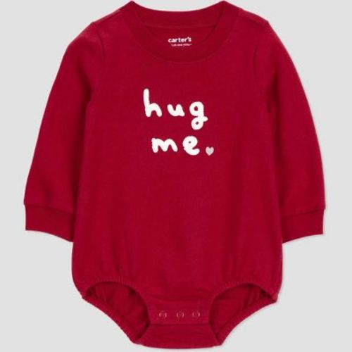 Carter's Just One You® Baby Valentine's Day Hug Me Bubble Romper - Red