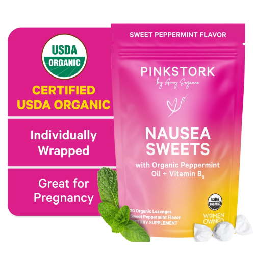 Pink Stork, Nausea Sweets, Vitamin B6 drops, 30 count