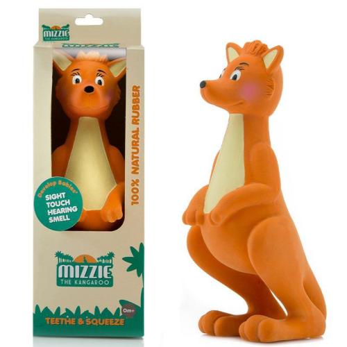 Buy Mizzie The Kangaroo Baby Teething Toy 100% Natural Rubber online at Chemist Warehouse