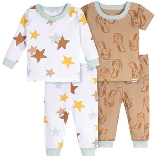 Onesies Brand Baby Unisex Baby Snug Fit 4-piece Pajama Set