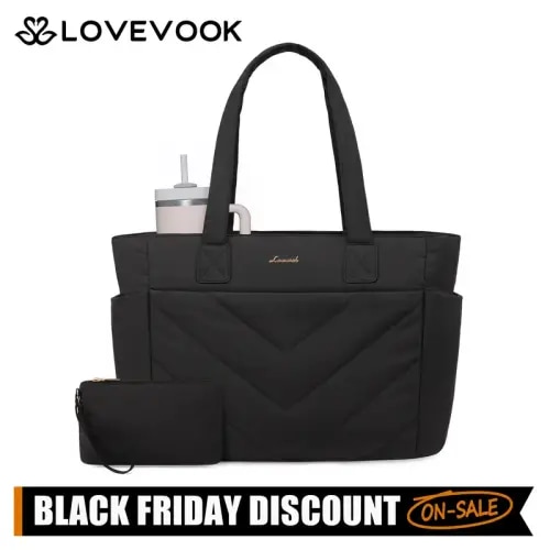 【Black Friday】LOVEVOOK Puffer Tote Bag for Women, Lightweight | Black Friday Sale TikTok Shop