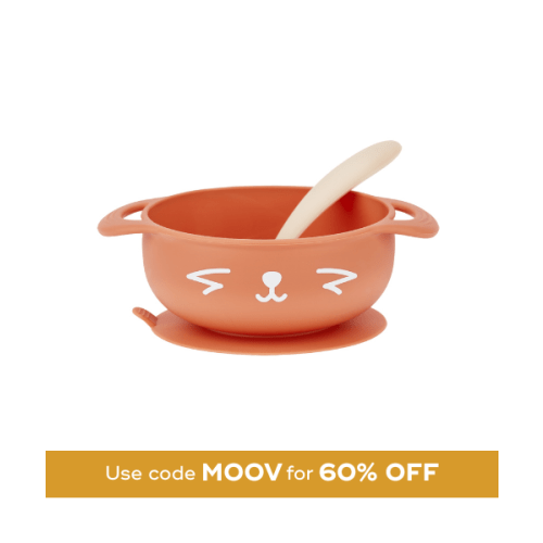 Taste ISY 2-Piece Silicone Bowl & Spoon Weaning Set | Babymoov US