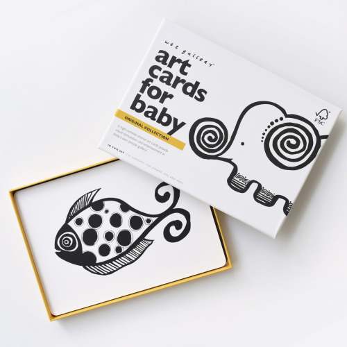 Wee Gallery Art Cards for Baby Original Collection 5x7 high-contrast