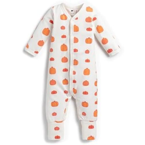 monica + andy On the Go Baby One Piece, 100% Organic Baby Clothes for Girls & Boys, Sizes For Preemie, Newborn, & Infant