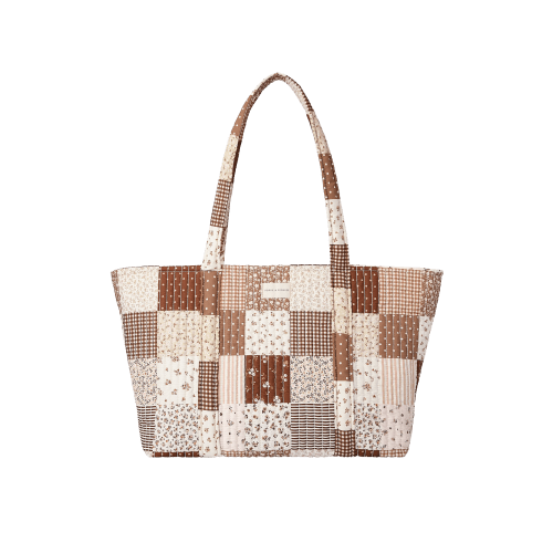 Daydreamer Tote Brown Patchwork
